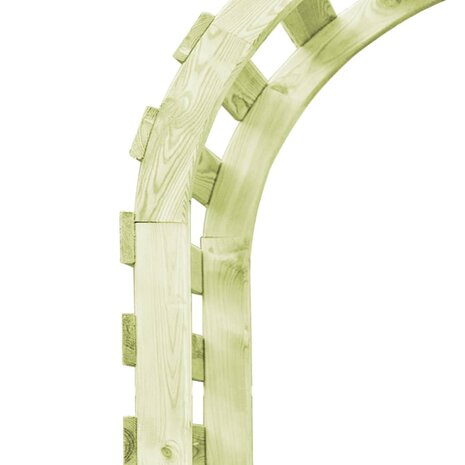 Pergola 130x60x230 cm ge&iuml;mpregneerd grenenhout 4