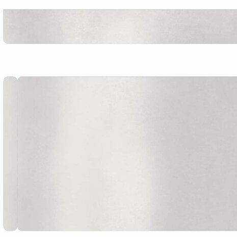 Tuinrand Zilver 450 x 0.05 x 15 cm Roestvrij staal 8