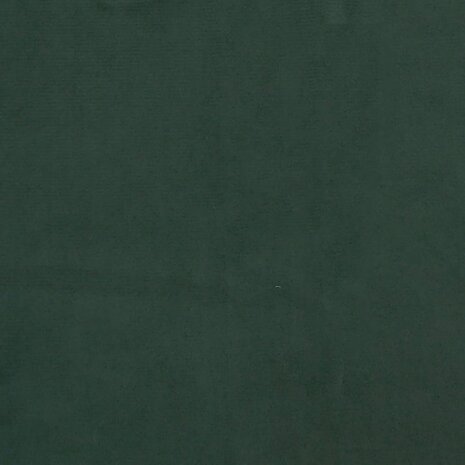 Pocketveringmatras medium 100x200x20 cm fluweel donkergroen 6