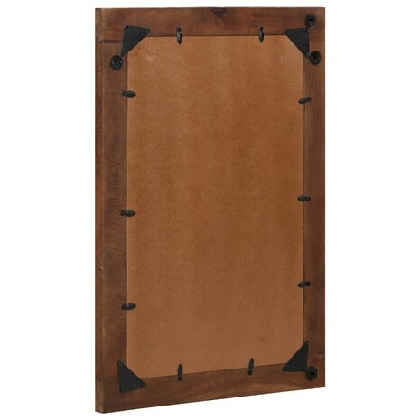 Badkamer Spiegel met spiegel Honingbruin 70 x 50 x 2,5 cm 3