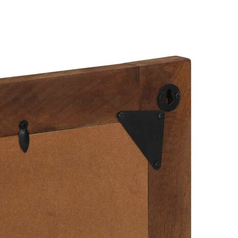 Badkamer Spiegel met spiegel Honingbruin 70 x 50 x 2,5 cm 7