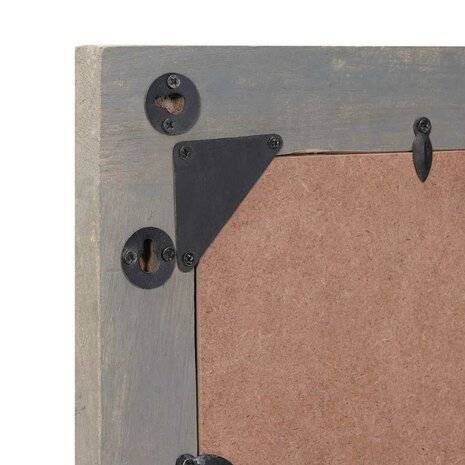 Badkamer Spiegel met spiegel Grijs 70 x 50 x 2,5 cm 6