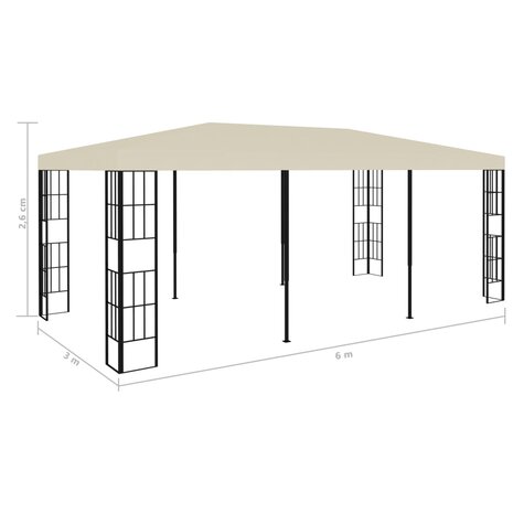 Prieel 3x6 m cr&egrave;me 7
