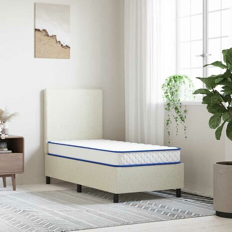 Traagschuimmatras 80x160x17 cm Zacht wit 1