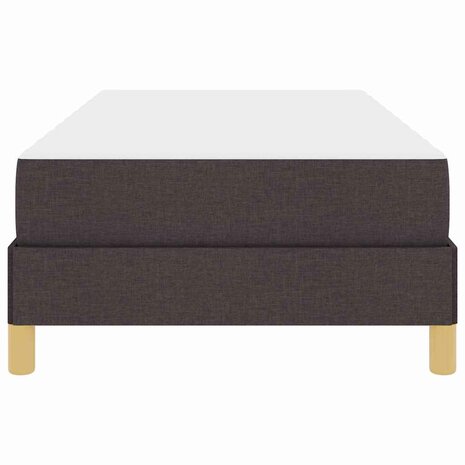 Boxspringbed met matras Donkerbruin 80 x 200 cm Stof 7