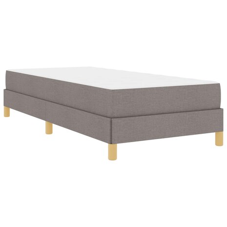 Boxspringbed met matras Taupe 80 x 200 cm Stof 4