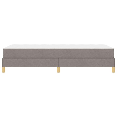 Boxspringbed met matras Taupe 80 x 200 cm Stof 8