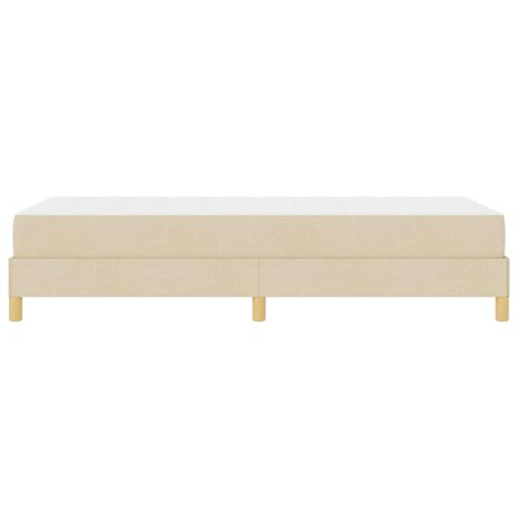 Boxspringbed met matras Cr&egrave;me 80 x 200 cm Stof 8