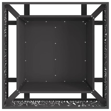 Vuurkorf Zwart 80 x 80 x 30 cm Staal 6