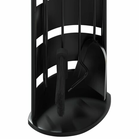 5-delige openhaardgereedschapset 23x15x66 cm staal 8
