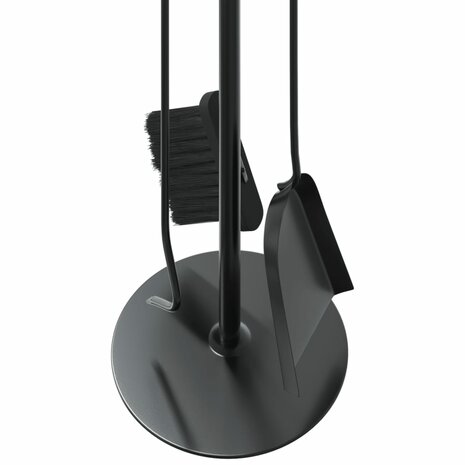 4-delige openhaardgereedschapset 22x59 cm staal 8