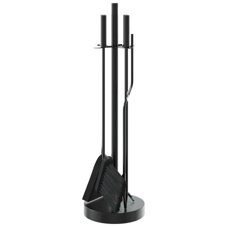 5-delige openhaardgereedschapset 18x66 cm staal 5
