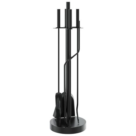 5-delige openhaardgereedschapset 18x66 cm staal 6
