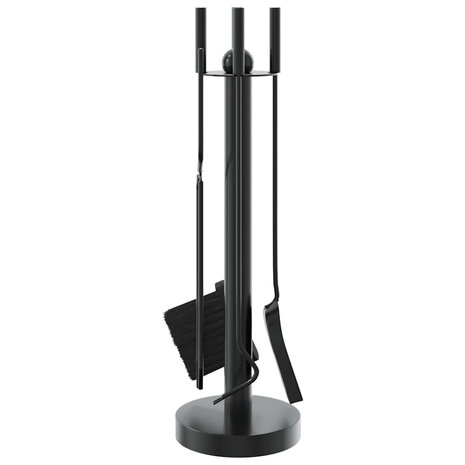 5-delige openhaardgereedschapset 18x56 cm staal 4