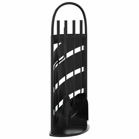 5-delige openhaardgereedschapset 23x15x66 cm staal 2