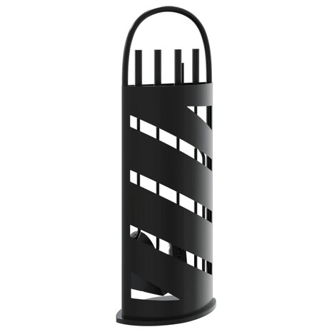 5-delige openhaardgereedschapset 23x15x66 cm staal 6