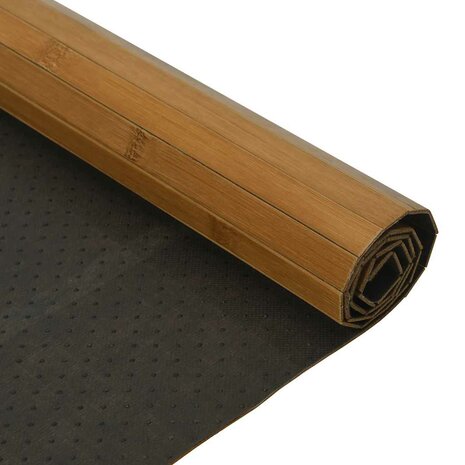 Vloerkleed rechthoekig 60x100 cm bamboe bruin 5