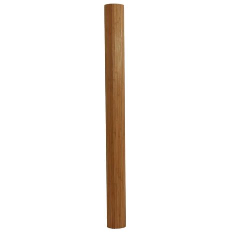 Vloerkleed rechthoekig 80x200 cm bamboe bruin 3