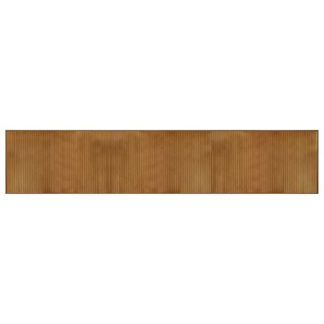 Vloerkleed rechthoekig 60x300 cm bamboe bruin 2