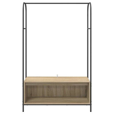 Kledingrek Bruin Eiken 100 x 44 x 160 cm Bewerkt hout 5