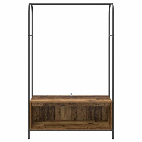 Kledingrek Bruin Eiken 100 x 44 x 160 cm Bewerkt hout 5