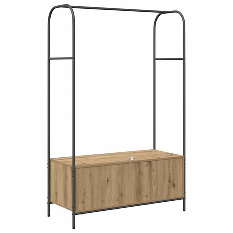 Kledingrek Bruin Eiken 100 x 44 x 160 cm Bewerkt hout 7