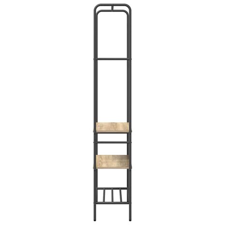 Kledingrek met plank Sonoma Eiken 60 x 30 x 171 cm Bewerkt hout 6