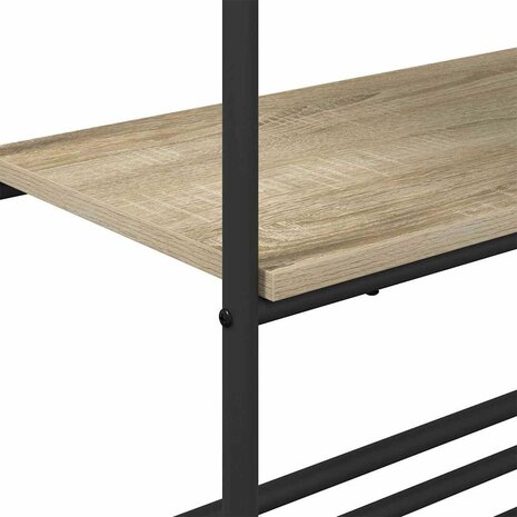 Kledingrek met plank Sonoma Eiken 60 x 30 x 171 cm Bewerkt hout 8