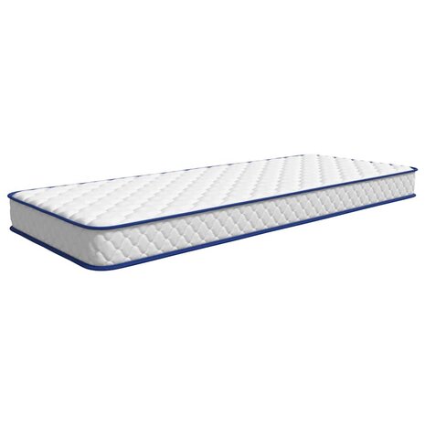 Traagschuimmatras 80x200x17 cm Zacht wit 3