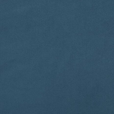 Pocketveringmatras medium 80x200x20 cm fluweel donkerblauw 6