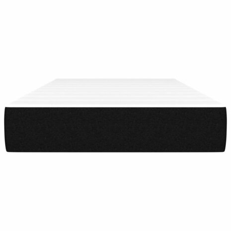 Pocketveringmatras medium 90x190x20 cm stof zwart 3