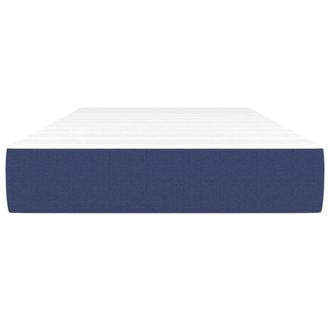 Pocketveringmatras medium 90x200x20 cm stof blauw 3