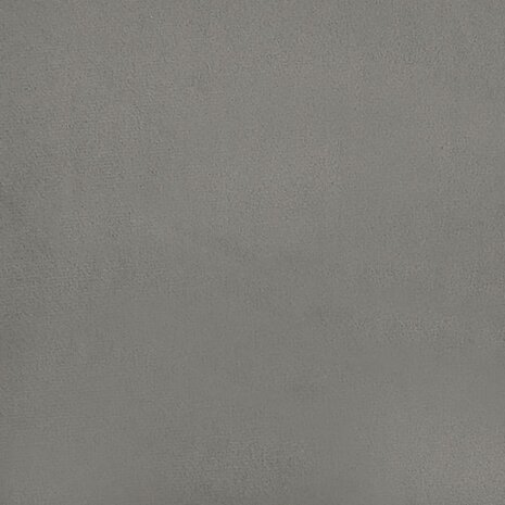 Pocketveringmatras medium 90x200x20 cm fluweel lichtgrijs 6