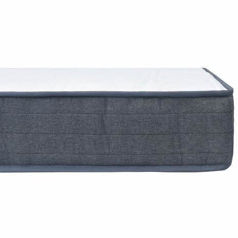 Boxspringmatras 190x90x20 cm medium zacht stof 7