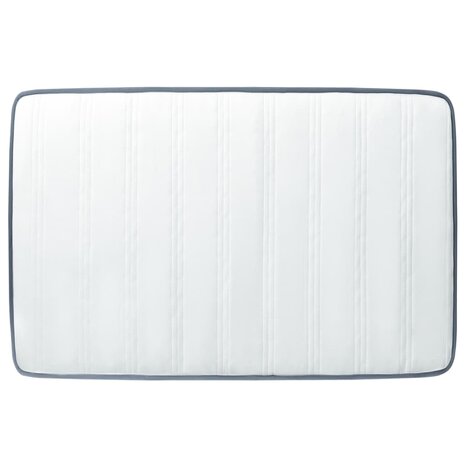 Boxspringmatras 190x140x20 cm medium zacht stof 5
