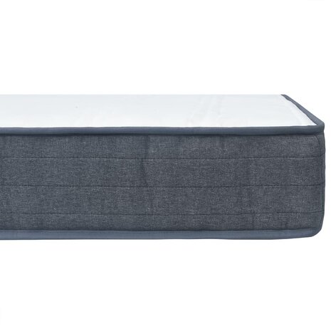 Boxspringmatras 190x140x20 cm medium zacht stof 8