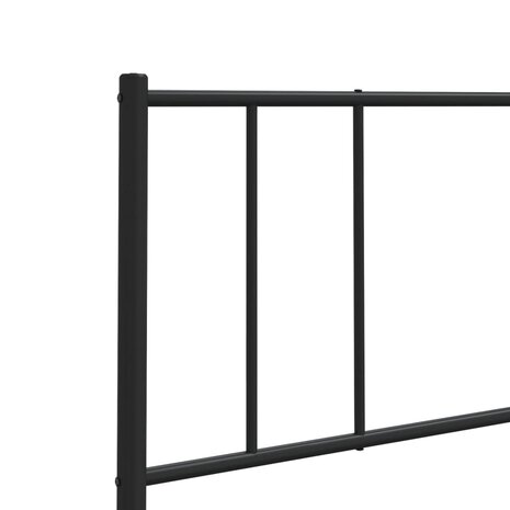 Vervangend hoofdbord metaal zwart 200 cm 7
