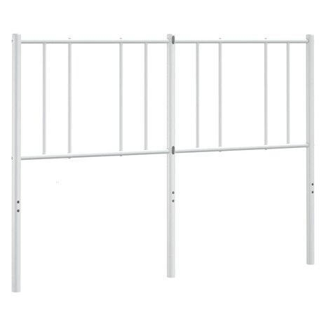 Vervangend hoofdbord metaal wit 120 cm 2