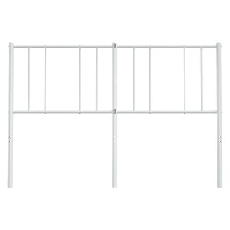 Vervangend hoofdbord metaal wit 120 cm 4