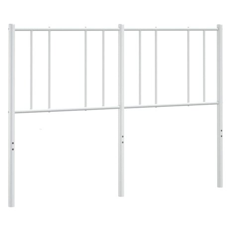 Vervangend hoofdbord metaal wit 120 cm 5
