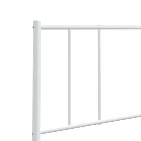 Vervangend hoofdbord metaal wit 120 cm 7