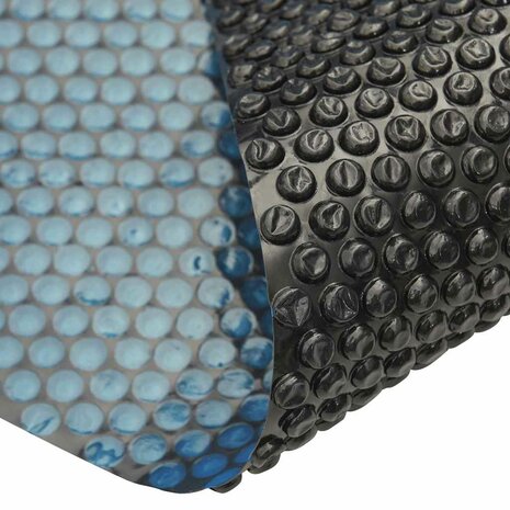 Zwembadfolie solar drijvend 356 cm PE zwart en blauw 3