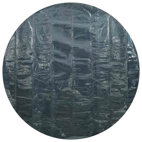 Zwembadfolie solar drijvend 488 cm PE zwart en blauw 4