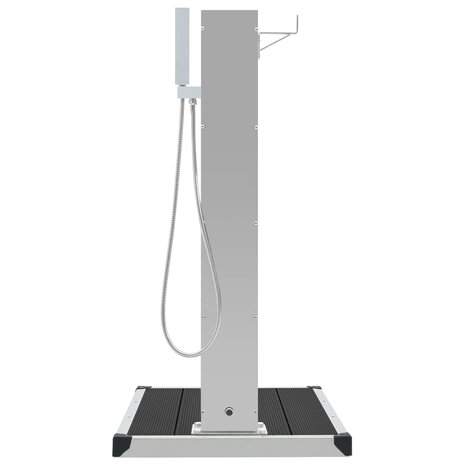 Buitendouche met bak HKC roestvrij staal 5