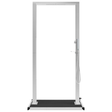 Buitendouche met bak HKC roestvrij staal 5