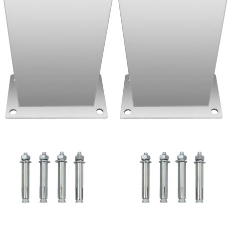 Buitendouche met dubbele jets roestvrij staal 7