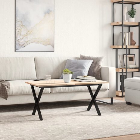 Salontafelpoten X-frame 70x30x43 cm staal 3