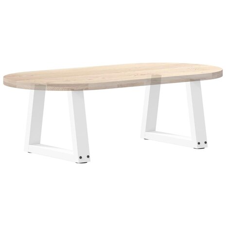 Salontafelpoten 2 st V-vormig 30x(30-31,3) cm staal wit 8