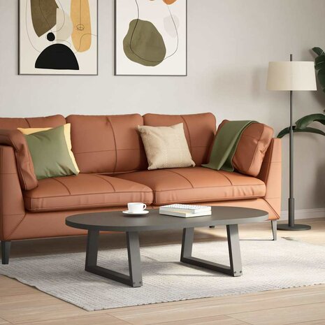 Salontafelpoten 2 st V-vormig 60x(30-31,3) cm staal antraciet 2
