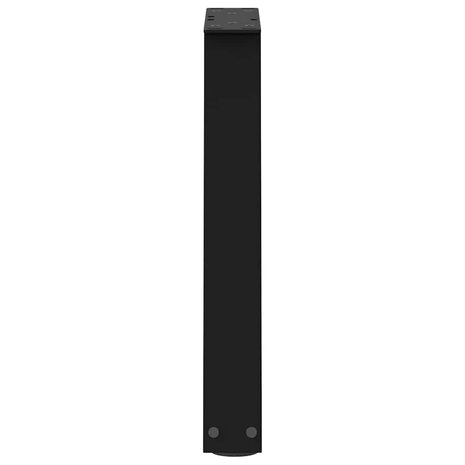 Salontafelpoten 2 st V-vormig 28x(42-43,3) cm staal zwart 6